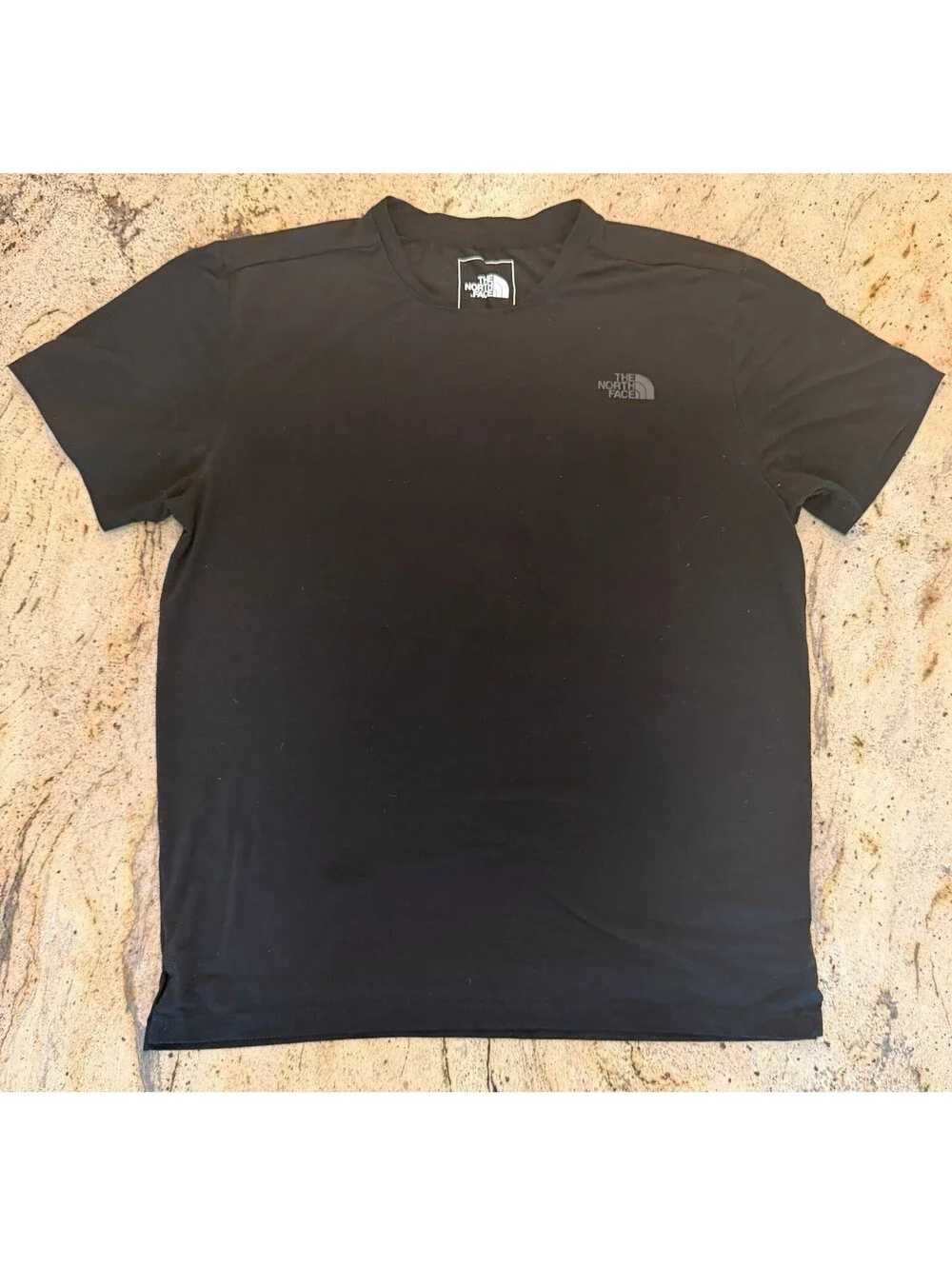 *TWO* The North Face Tshirts Size Med Short Sleeve Black And Tan